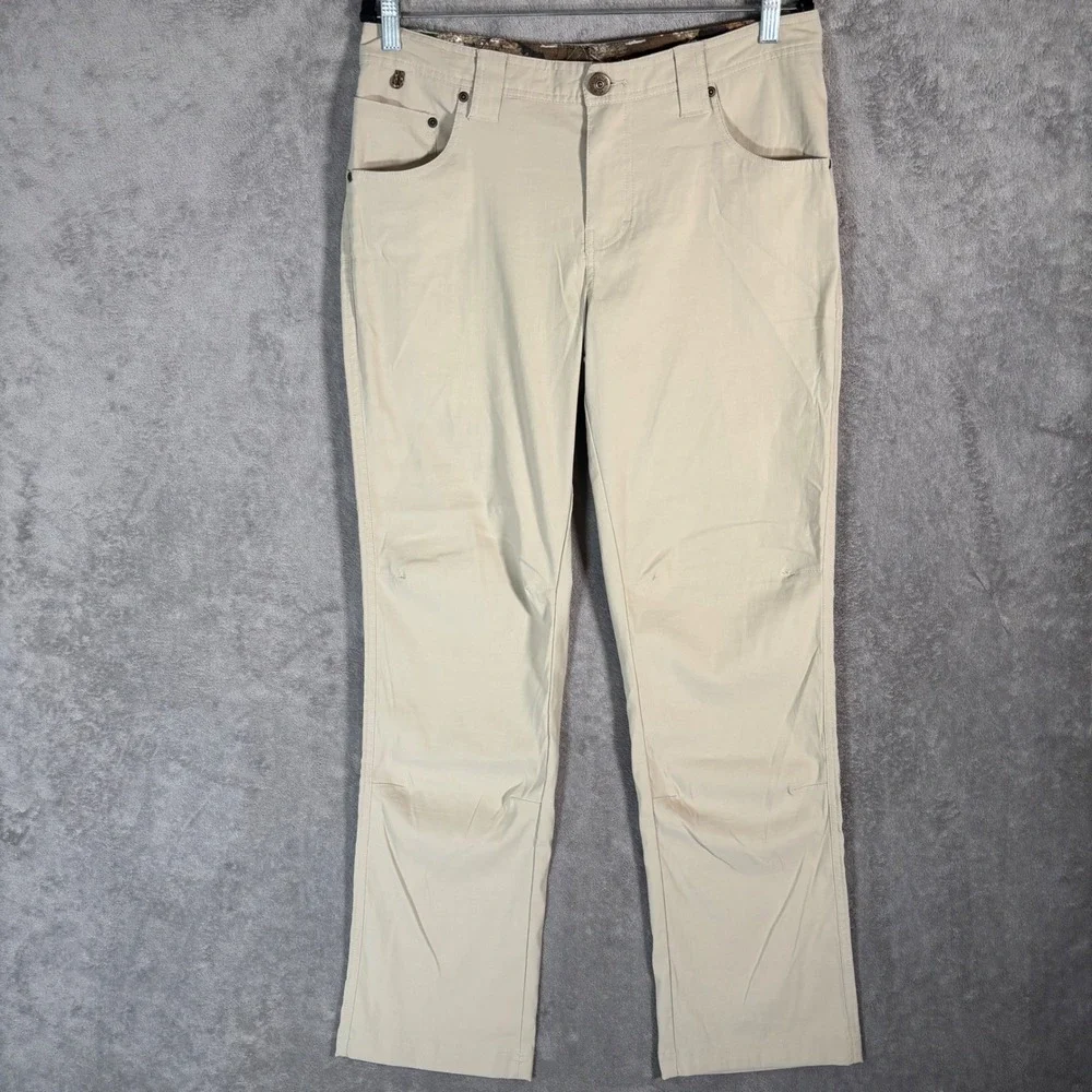Columbia PHG Men 32x32 Tan Performance Hunting Gear Nylon Stretch Pants Gorpcore